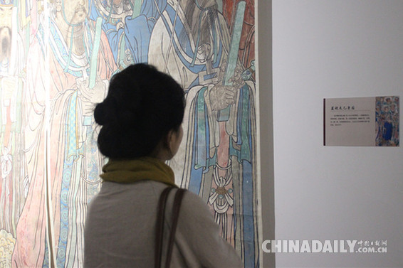 永乐宫壁画大师临摹作品首次在昆展出