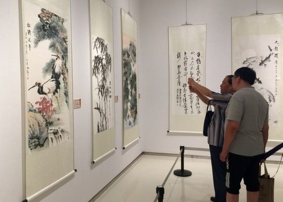 共和国将军书画展于山东美术馆开幕