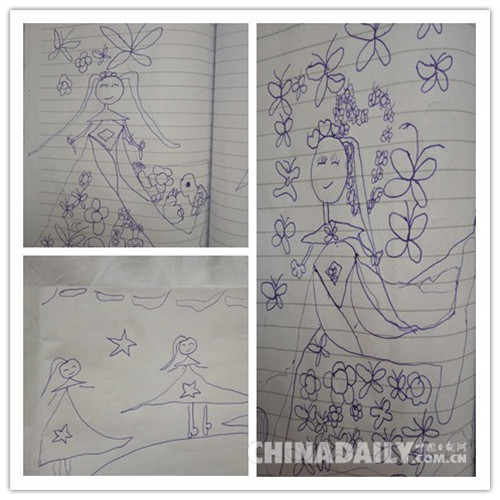 河北一6岁女童罹患再障贫血 病房内用笔绘出生命之歌