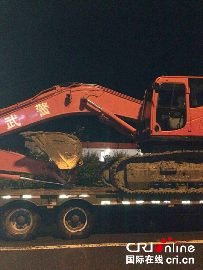 攀枝花出现特大泥石流灾害 武警水电第三总队紧急驰援