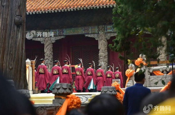 2016祭孔大典28日上午在曲阜孔庙举行