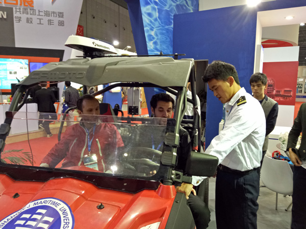 科技创新在海大——上海海事大学成功研发“智能互联+四轮独立驱动电动车”