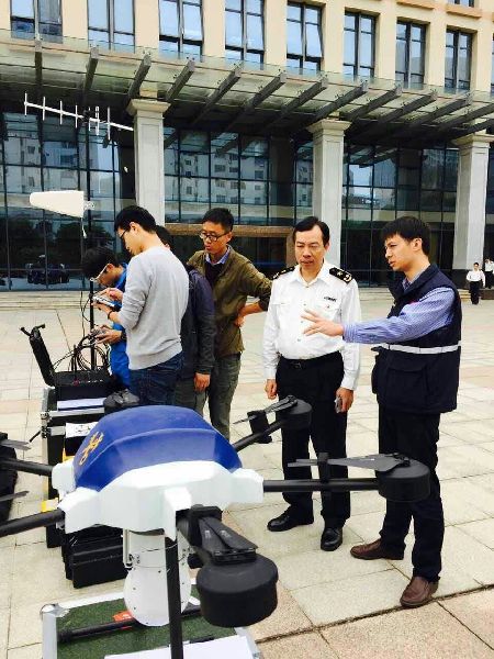 海关总署在湛江海关进行多旋翼无人机装备专项部署