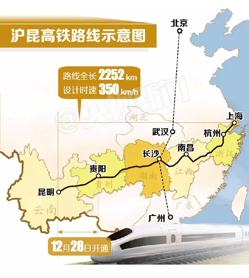 中国最美高铁今天全线通车 沿路风景速览
