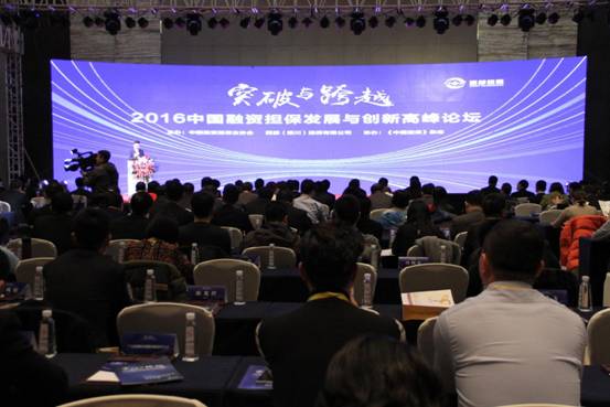 2016中国融资担保发展与创新高峰论坛在银川召开
