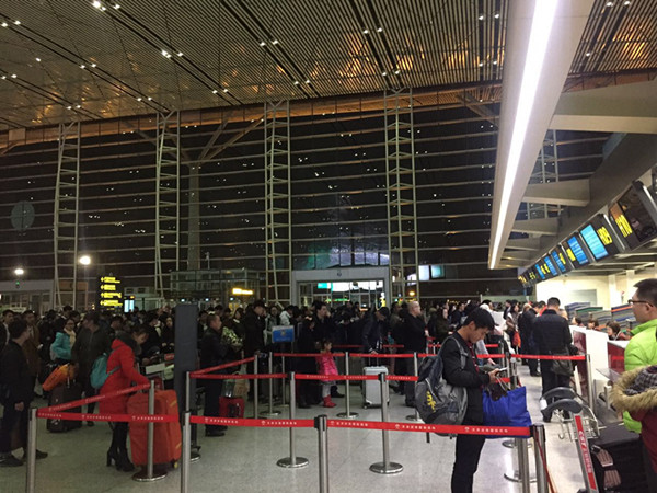 天津机场2017年春运预计运送旅客205万人次