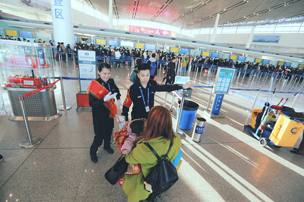 天津机场2017年春运预计运送旅客205万人次