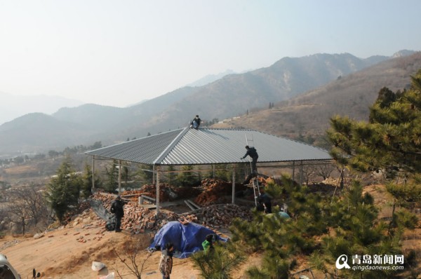 男子在墓地里建起160平违章房 用于父母养老