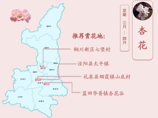 别无二家！最新最全2017陕西赏花地图