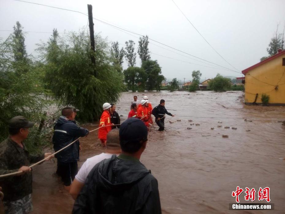 黑龙江局地暴雨 尚志市境内多个林场受灾