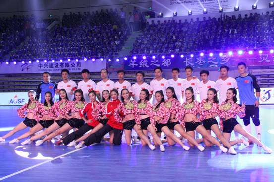 2017亚太大学生五人制足球暨啦啦操锦标赛在宁夏灵武开赛