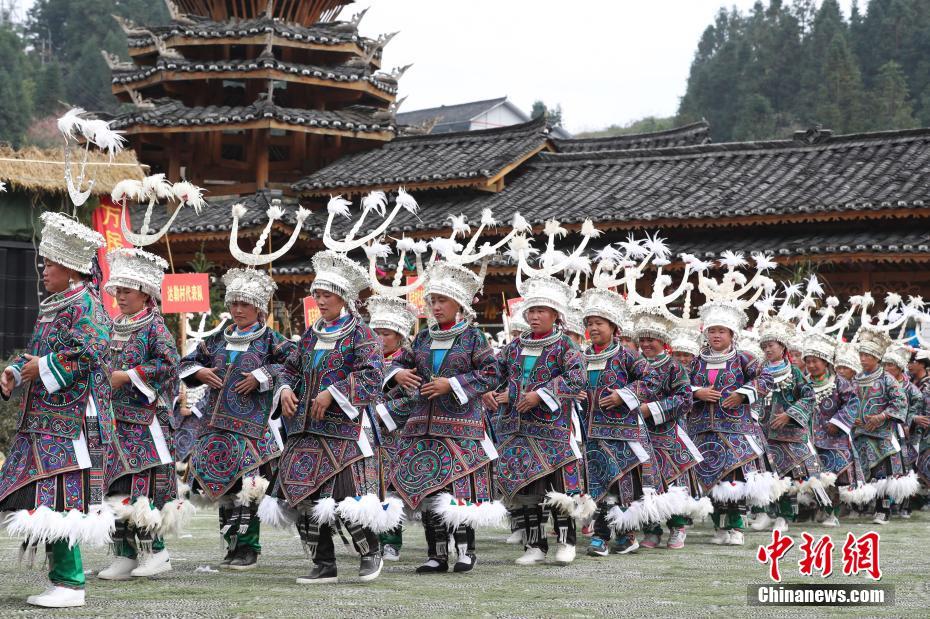 贵州雷山 水族民众欢度瓜年节庆丰收