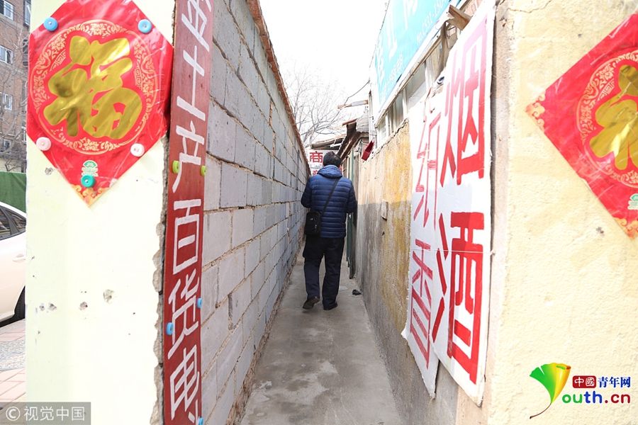 济南出现“最窄巷” 最窄处仅有80厘米