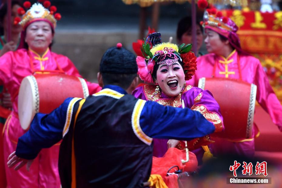 福建泉州再现祭海祈福盛典