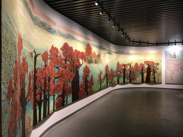 国内最大的木刻版画《巢湖颂》落户安徽名人馆
