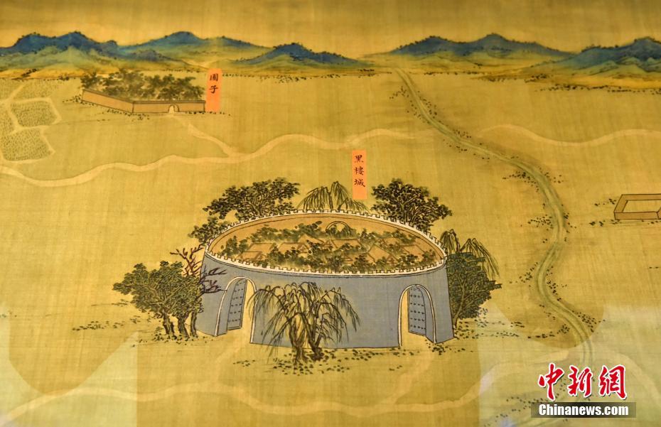明朝宫廷画“丝路山水地图”首次公开展出