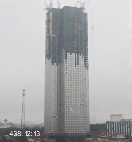 长沙19天建成57层高楼 以堆积木方式盖起(图)