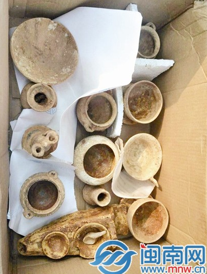 晋江紫帽挖出唐代“土豪”墓 30多件陪葬器物