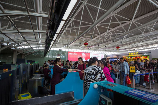 三亚机场春节黄金周旅客吞吐量最高单日7.2万人次