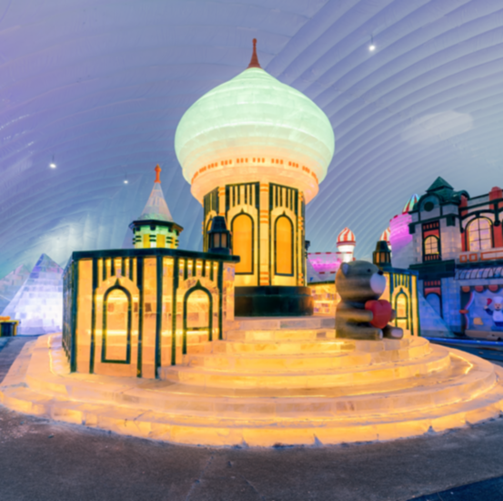 哈尔滨冰雪大世界“室内冰雪主题乐园”开园