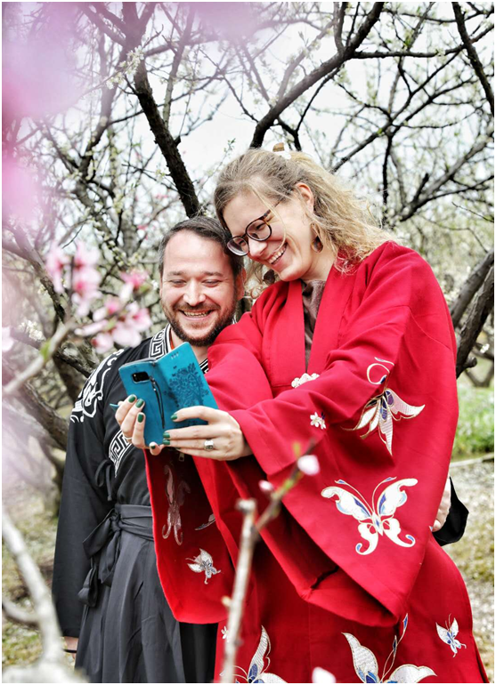 桃园春色让外国友人点赞连连