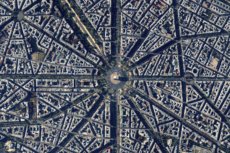 卫星拍摄人类对地貌改变的震撼照片