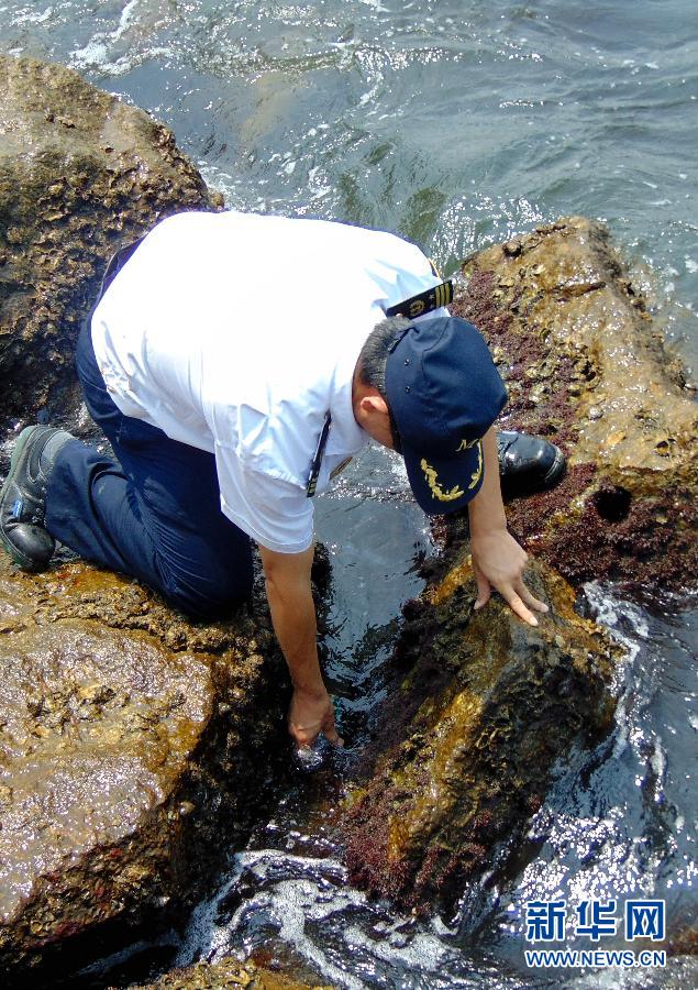 珠海庙湾岛重油污染基本清除