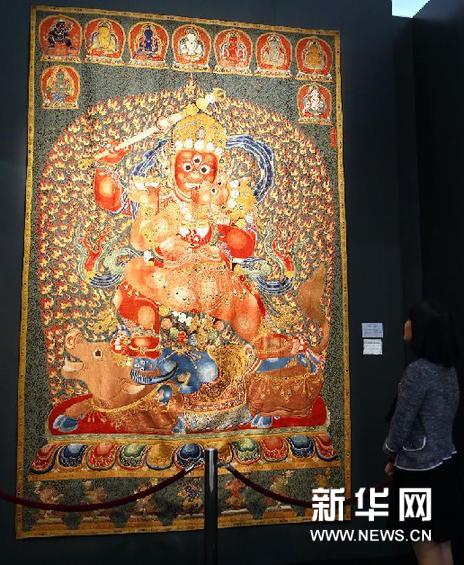 明代御制唐卡以3.48亿港元成交 创中国艺术品世界拍卖纪录