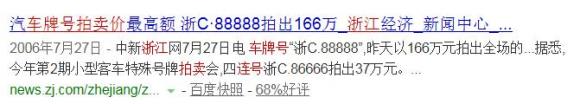 太疯狂！嘉兴“4个9”车牌被拍出158万！温州“5个8”的也就166万喂