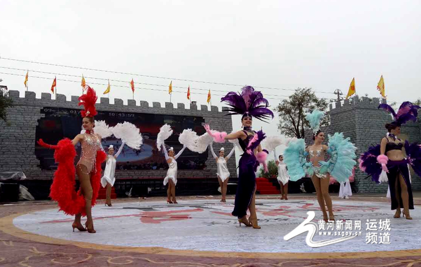 运城第二届关公国际旅游节开幕式现场盛况