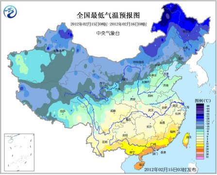 未来三天冷空气将影响中东部大部 西藏南部有降雪
