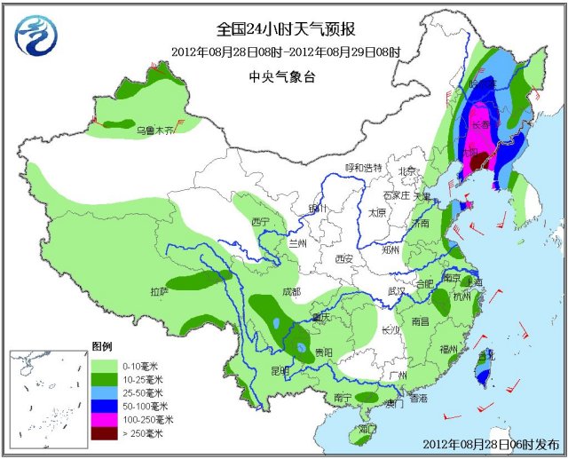 中央气象台发布暴雨蓝色预警 辽宁局地有特大暴雨