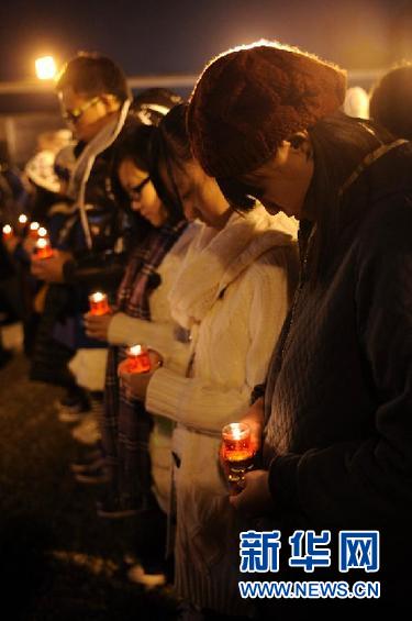 南京为大屠杀遇难者举行“和平烛光祭”（图）