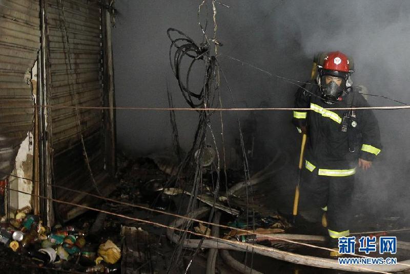 上海一农产品市场发生火灾5死12伤