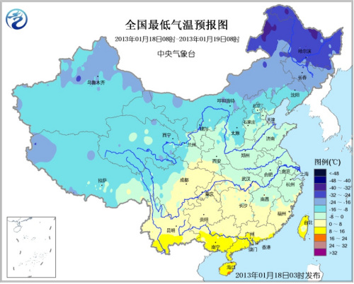中国北方将出现大范围降雪 西藏局部地区大暴雪