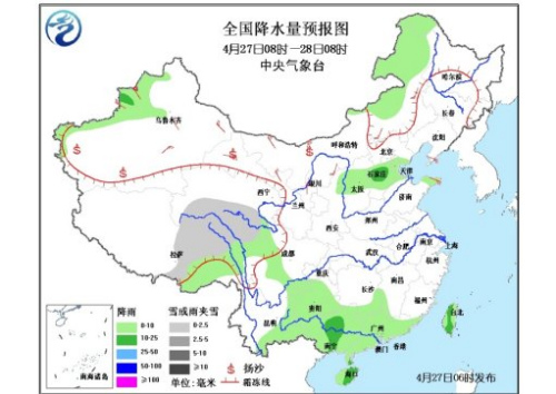 冷空气将影响中东部地区 江南江汉有较强降雨