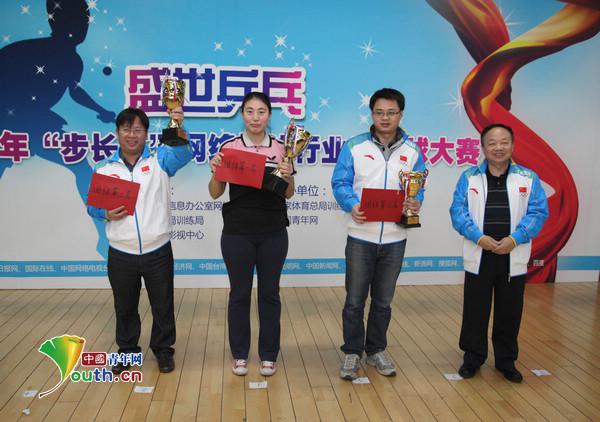 2013“盛世乒乓”网络媒体行业乒乓球大赛闭幕