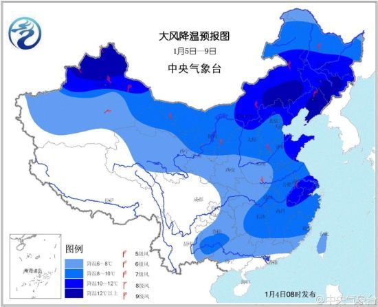 新年首场大范围雨雪降温将至 华北华东仍有雾霾