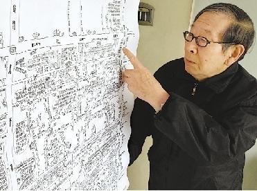 83岁老人花23年时间画下北京老胡同(图)
