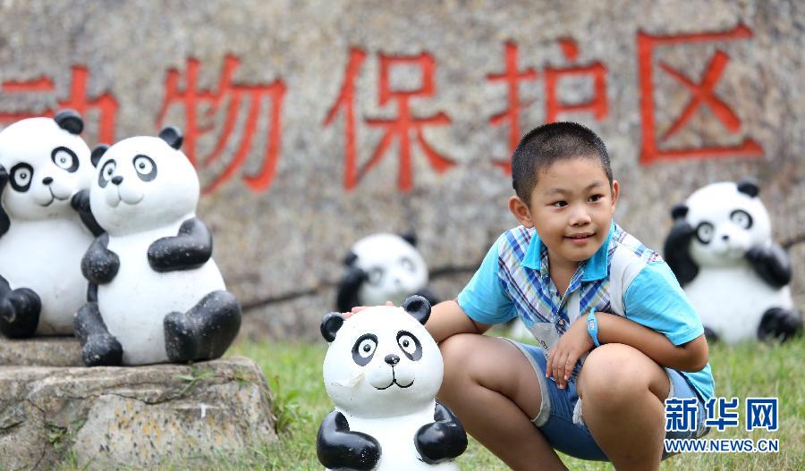 沈阳千只“熊猫”宣传环保