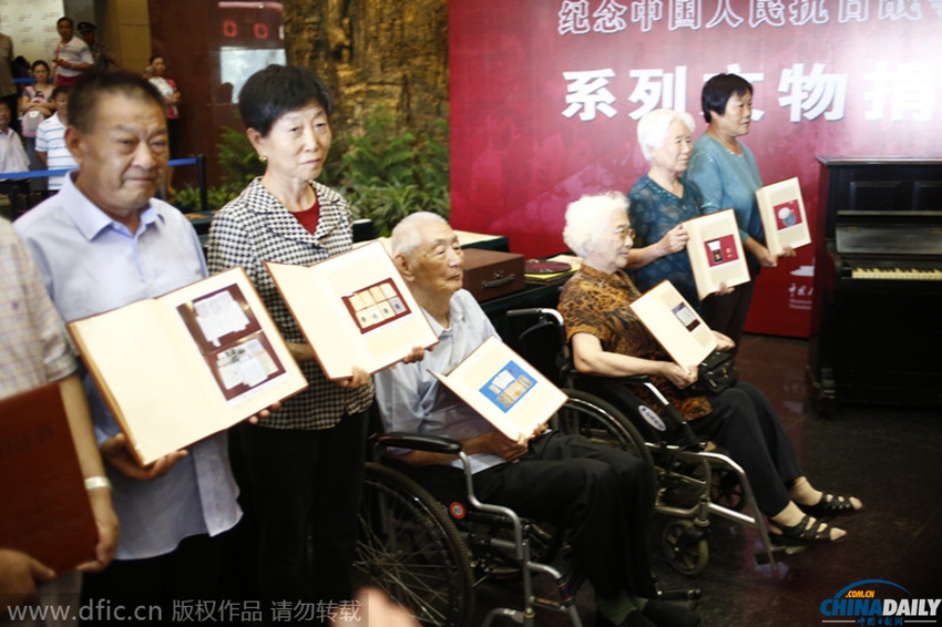 百余件抗战文物入藏中国人民抗日战争纪念馆