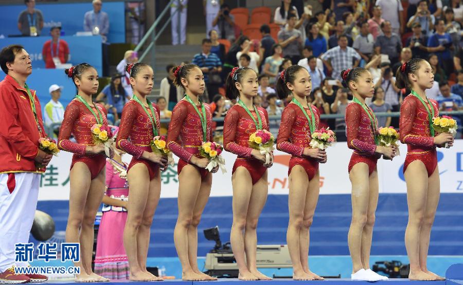 世锦赛中国队获得女子团体亚军