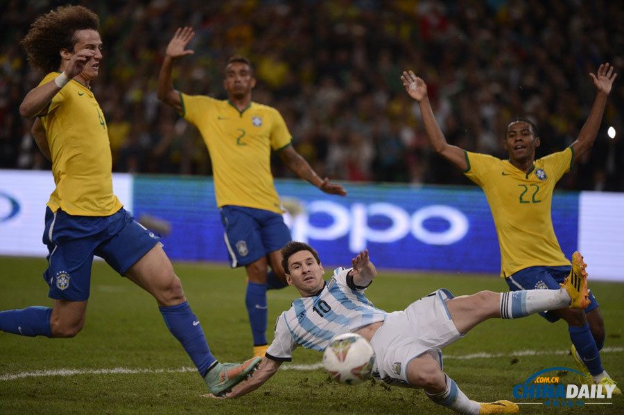 南美超级德比杯阿根廷对巴西在北京鸟巢展开精彩对决