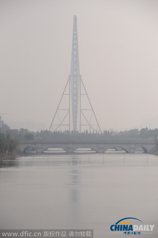 武汉的霾从北方吹来 四地监测车实时追踪雾霾