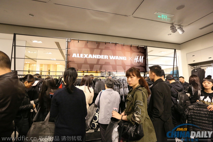 Alexander Wang x H&M联名系列上海首发