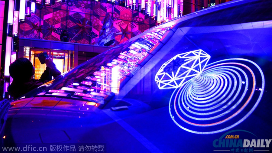 北京城迎新年、圣诞景观灯提前点亮