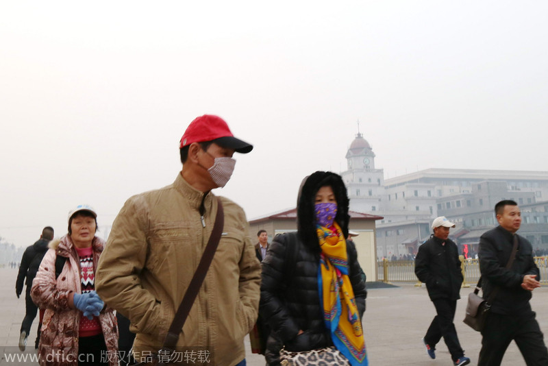 北京全城达到六级严重污染