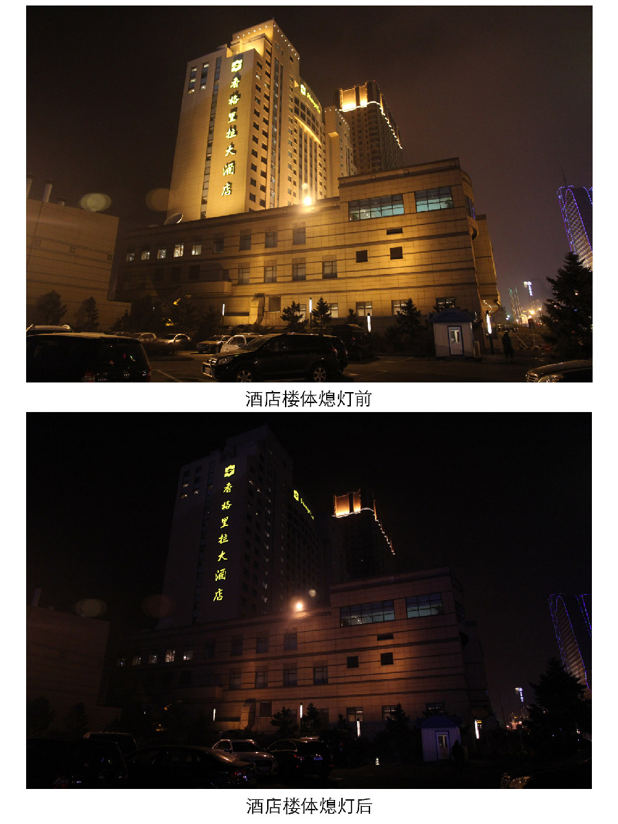 哈尔滨香格里拉大酒店积极参加以“能见蔚蓝”为主题的地球一小时活动