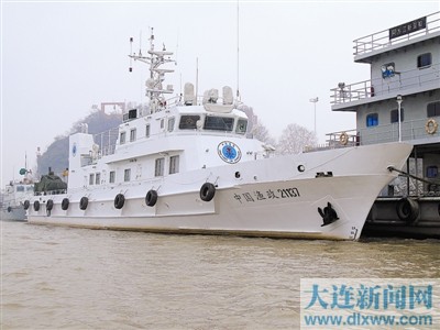 大连市甘井子区300吨级渔政执法船投入使用
