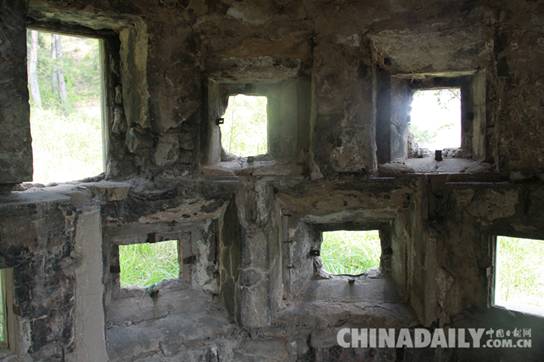 承德平泉县发现日军侵华时期铁路炮楼